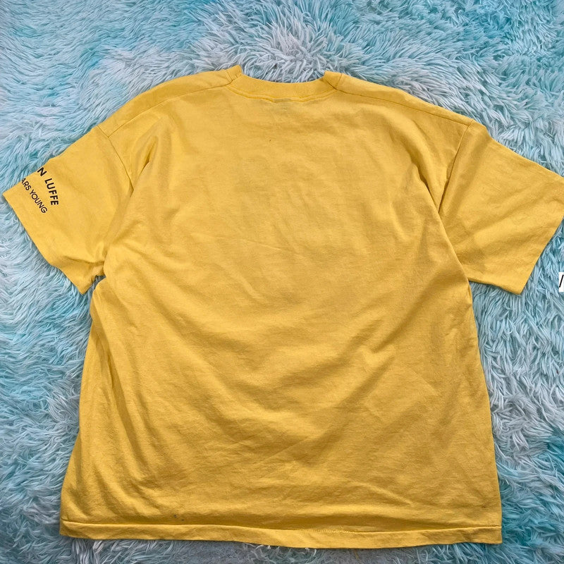 Vintage 90s Yellow Turtle Creek Valley Golf Graphic T Shirt - XXL