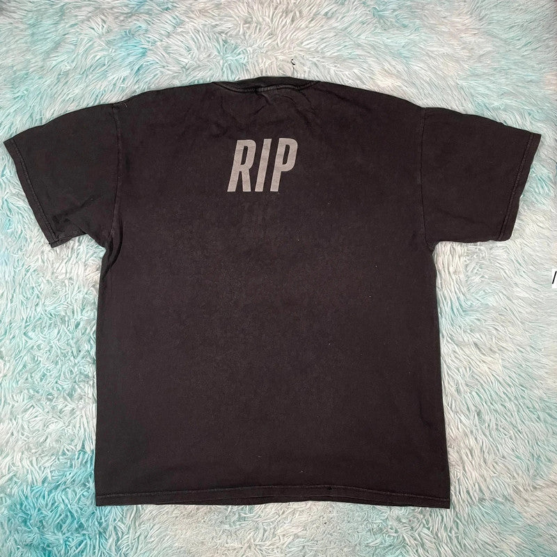 Vintage 90s Black KMFDM Band T Shirt Adios - Large