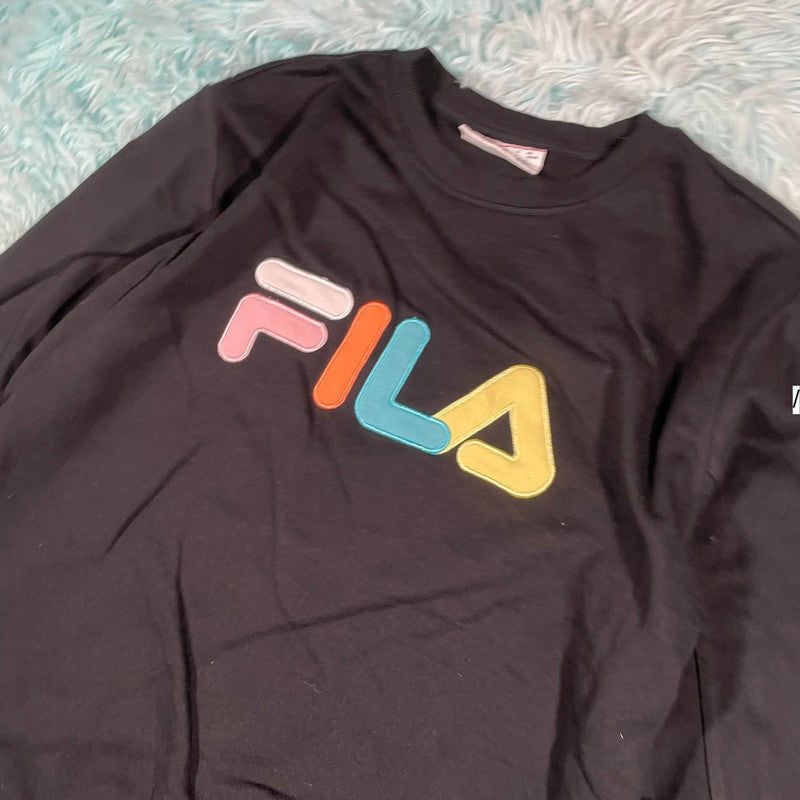 Black Fila Sweatshirt - Large