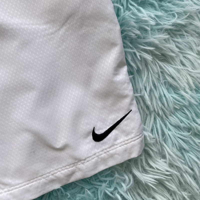 Vintage White Nike Running Shorts - Small