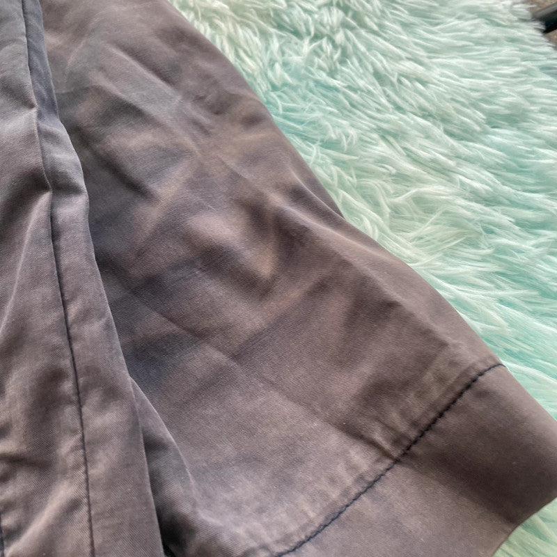Navy YMC Long Coat Mac - Size 8