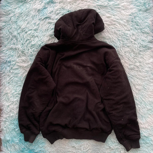 Vintage Black Schott NYC Sherpa Fleece - XL