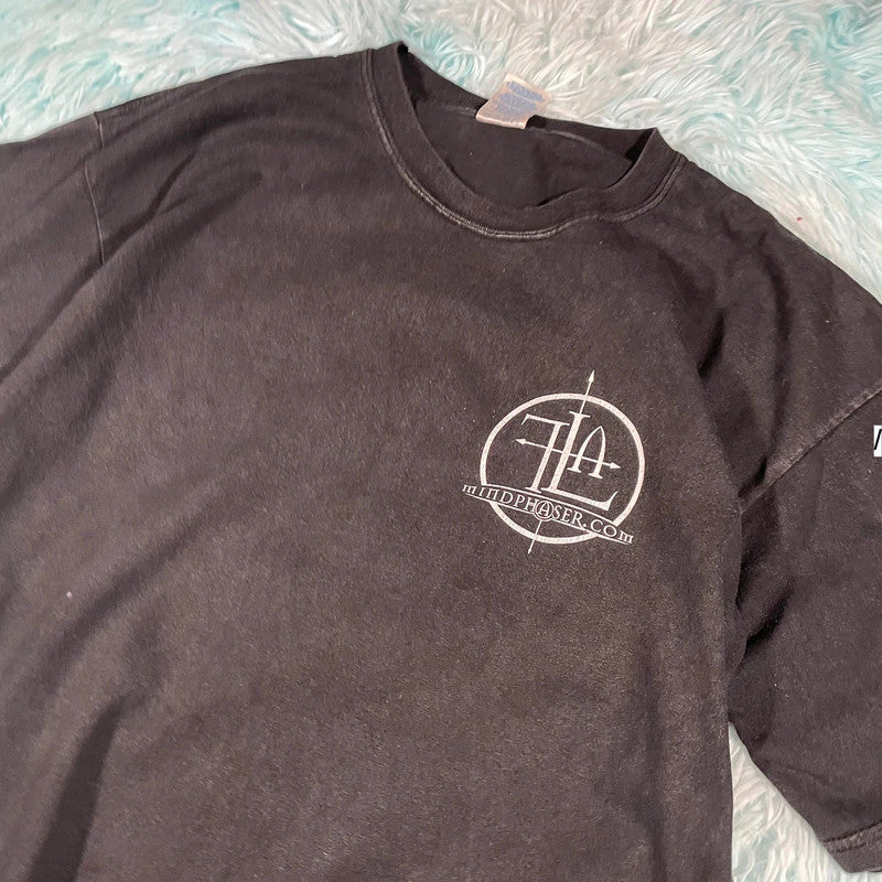 Vintage 90s Black Mindphaser Graphic T Shirt - XL