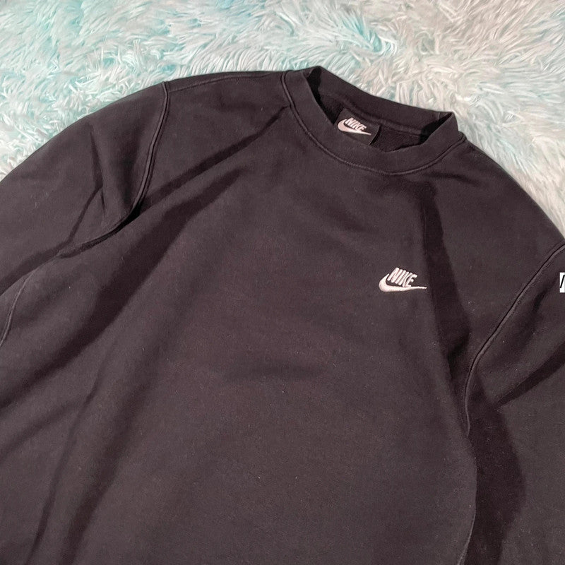 Black Nike Sweatshirt Plain - Large