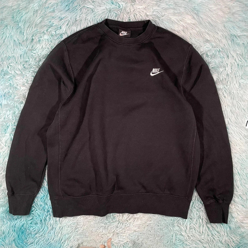 Black Nike Sweatshirt Plain - Large