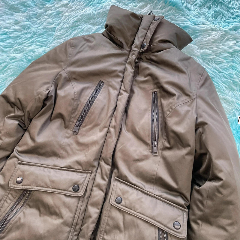 Brown Soia & Kyo Puffer Jacket - Medium