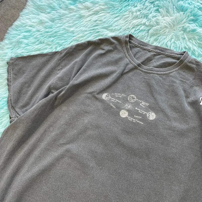 Grey Urban Outfitters Graphic T Shirt - Large