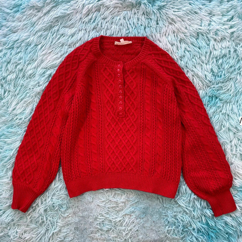 Red Le Maille Sezane Knitted Jumper - XS
