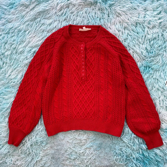 Red Le Maille Sezane Knitted Jumper - XS