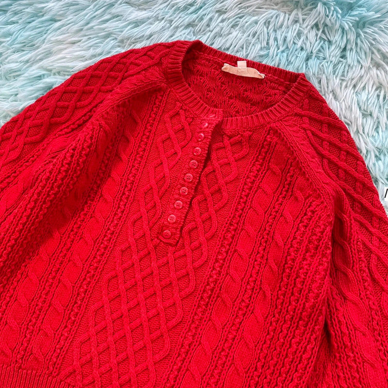 Red Le Maille Sezane Knitted Jumper - XS