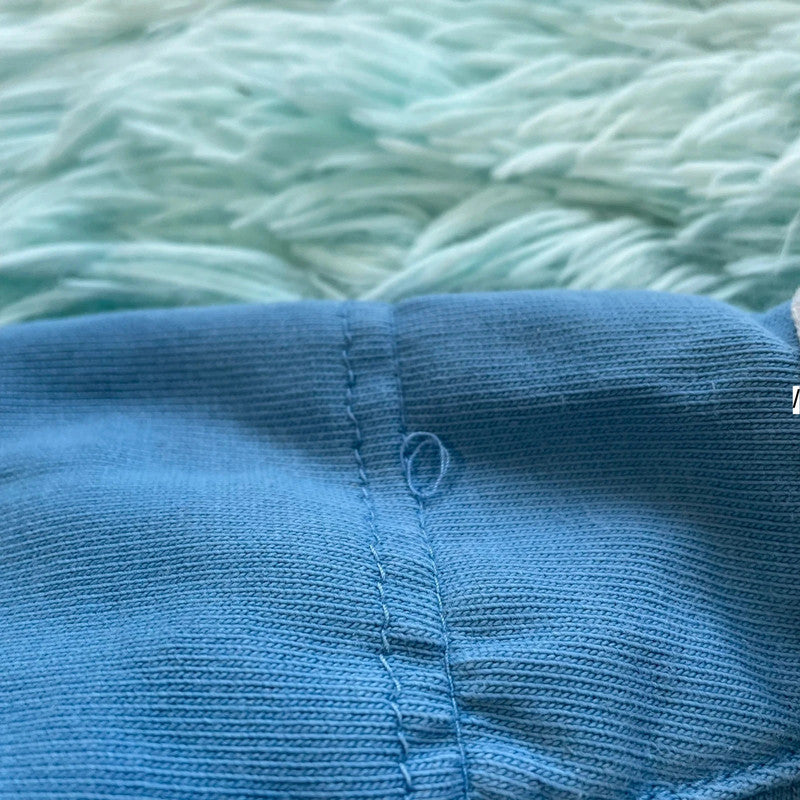 Vintage 90s Blue Polo Ralph Lauren Rugby Shirt - Large
