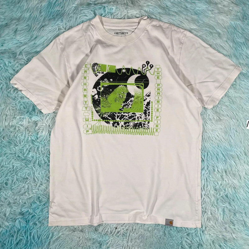 White Carhartt Graphic T Shirt - Small