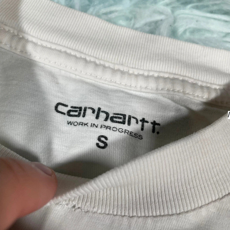 White Carhartt Graphic T Shirt - Small