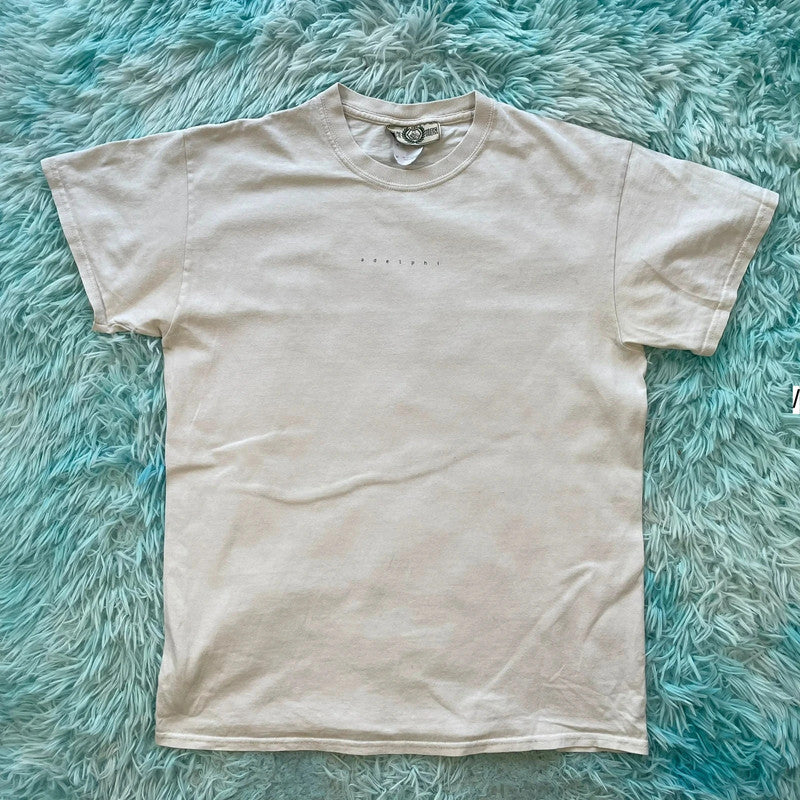 Vintage White Adelphi Graphic T Shirt - Medium