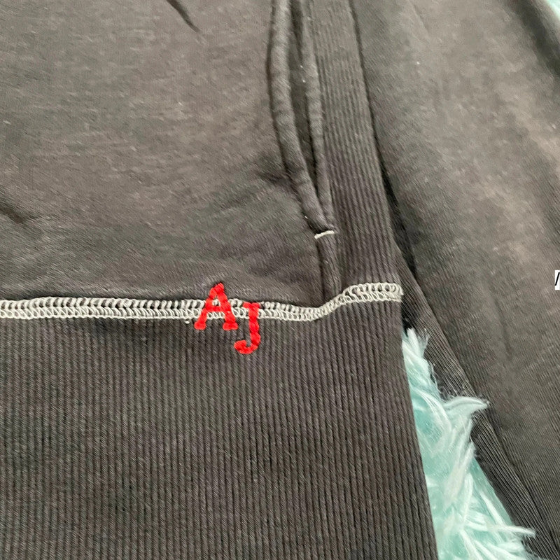 Vintage 00s Black Armani Jeans Hoodie - large