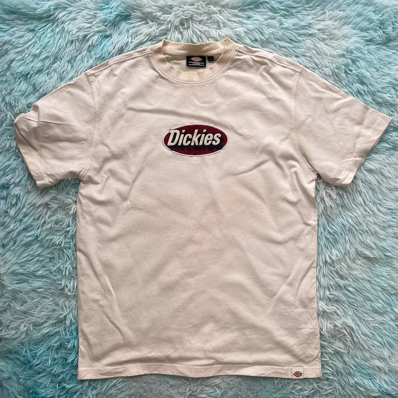 White Dickies Graphic T Shirt - XL