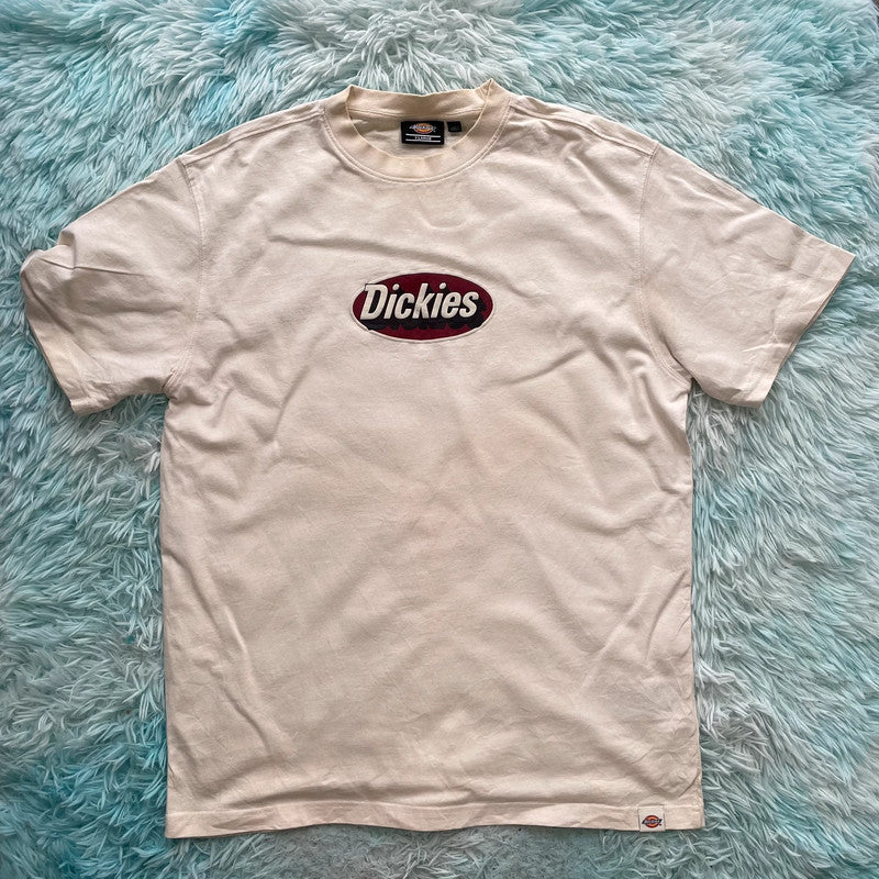 White Dickies Graphic T Shirt - XL