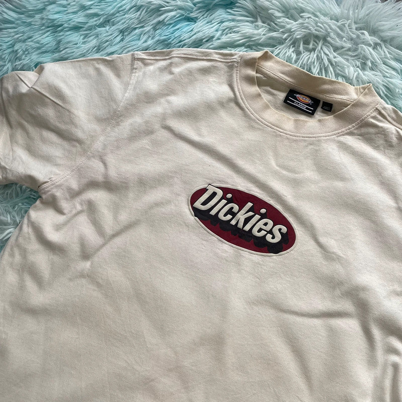 White Dickies Graphic T Shirt - XL
