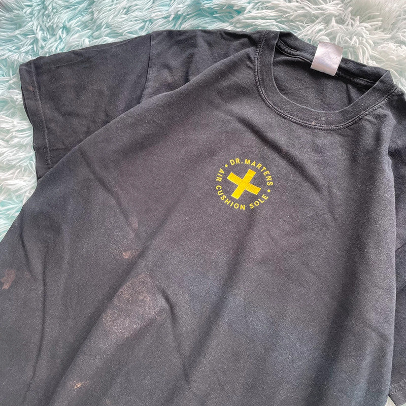 Vintage 00s Black Dr Martens T Shirt - Large
