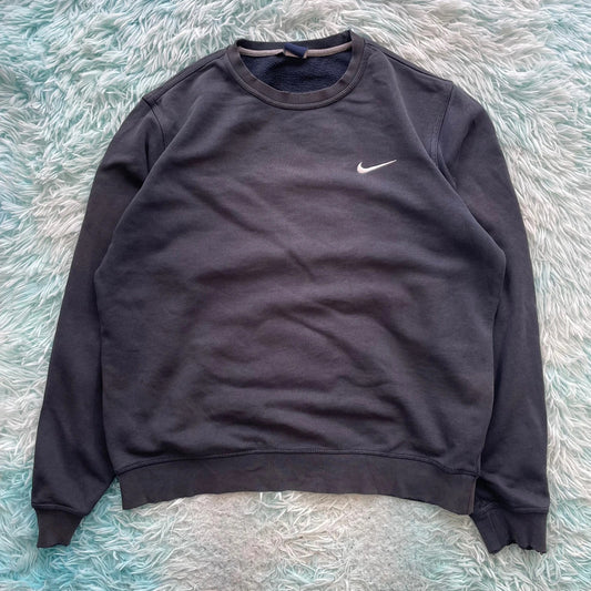 Navy Nike Sweatshirt Plain - Large