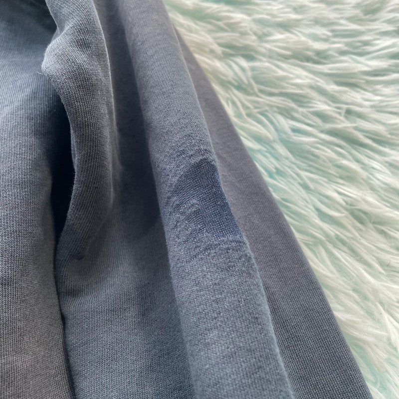 Navy Nike Sweatshirt Plain - Large