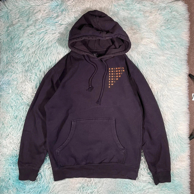 Navy Mac Miller Swimming Hoodie - Medium