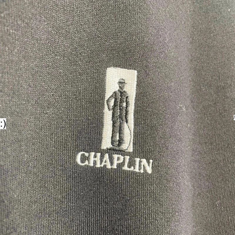 Deadstock Vintage Black Chaplain Movie Promo Sweatshirt Screen Stars - XL