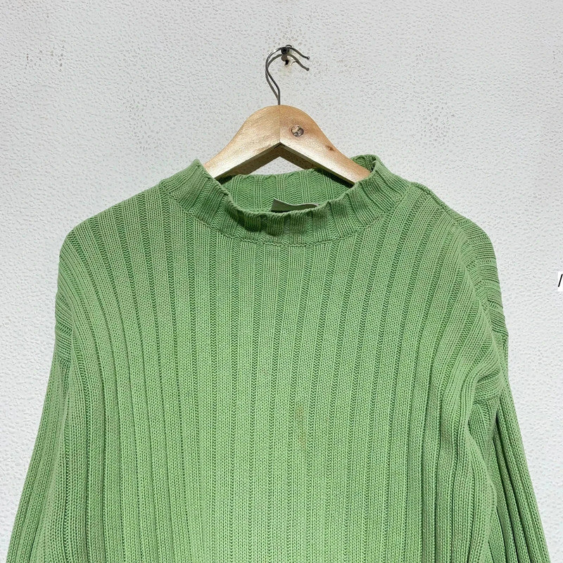 Vintage 00s Green Heavyweight Knitted Jumper BHS - Size 14