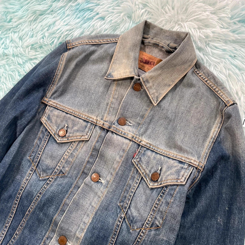 Vintage 00s Levi’s Jacket Irregular Faded - Small