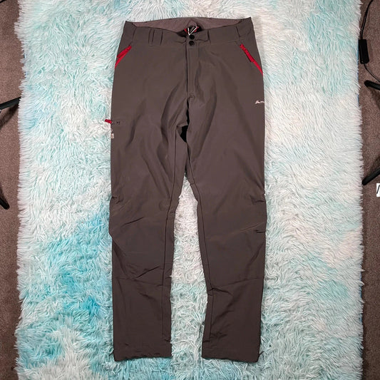 Grey Macpac Waterproof Hiking Trousers - Size 10