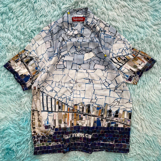 Blue Supreme Mosaic Shirt - Small