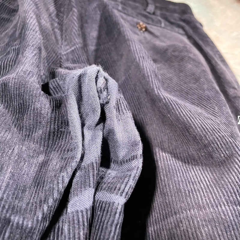 Navy Polo Ralph Lauren Corduroy Trousers - 30W 30L