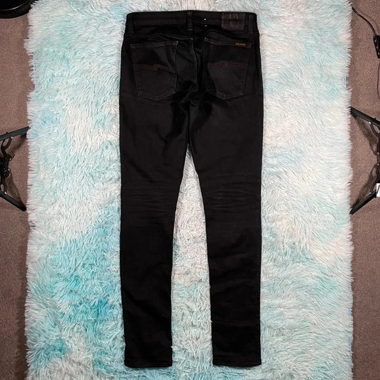 Black Nudie Jeans Slim Fit - 33W 34L