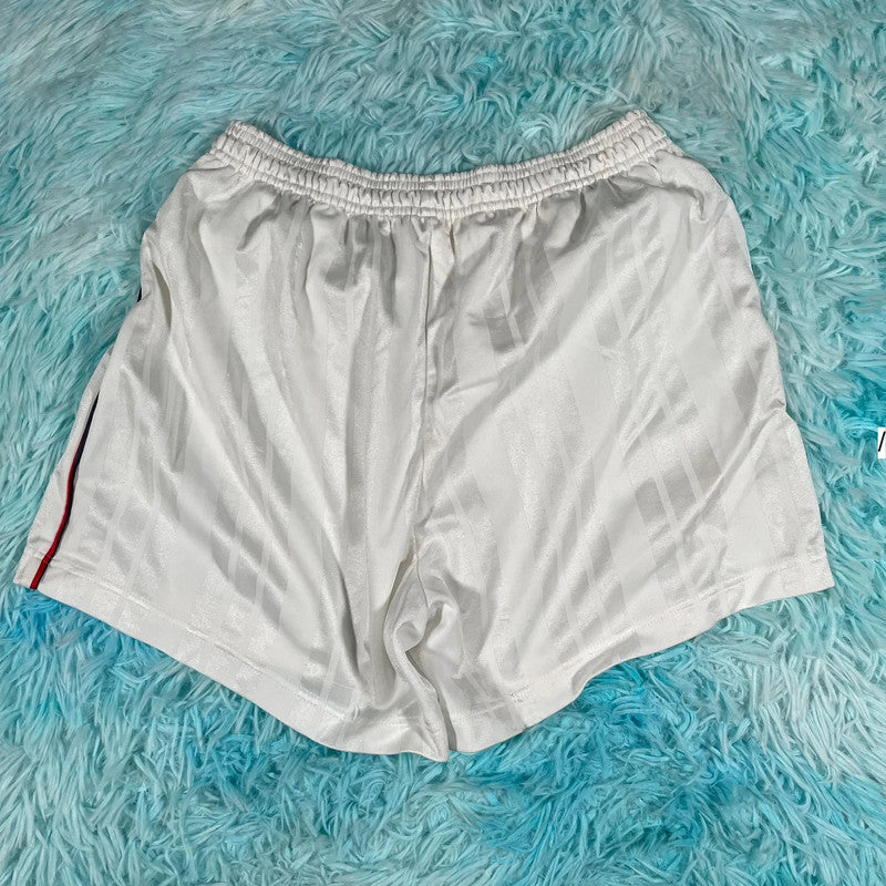 Vintage 90s White Arsenal Adidas Shorts - 38W XL