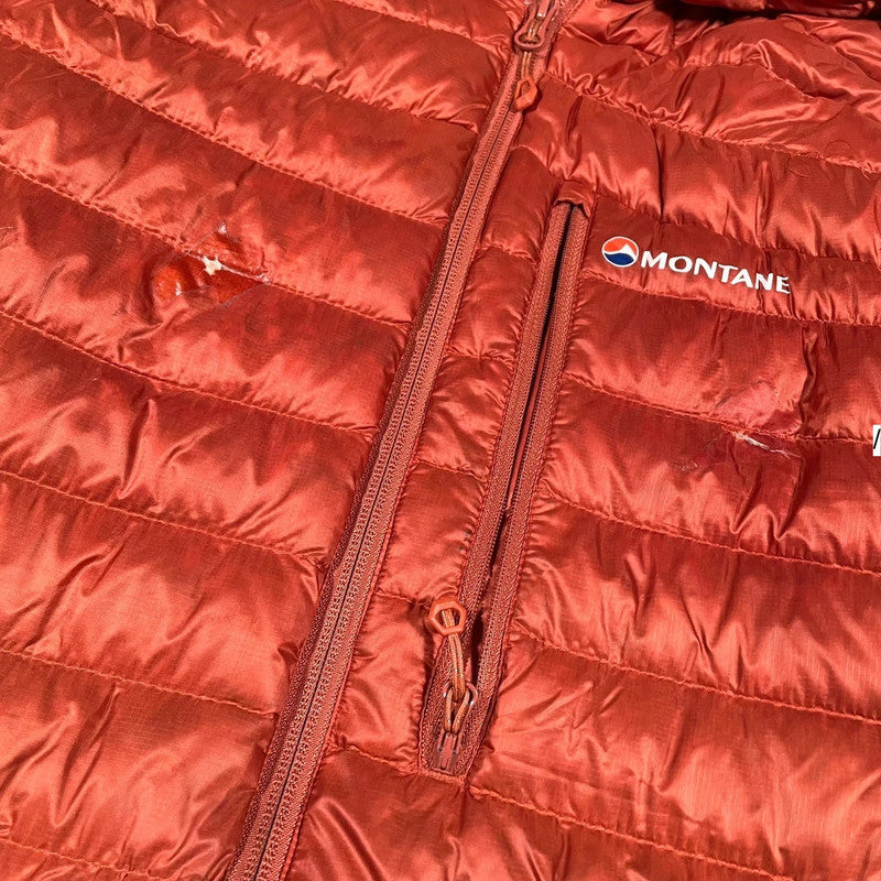 Orange Montane Down Puffer Jacket - Medium