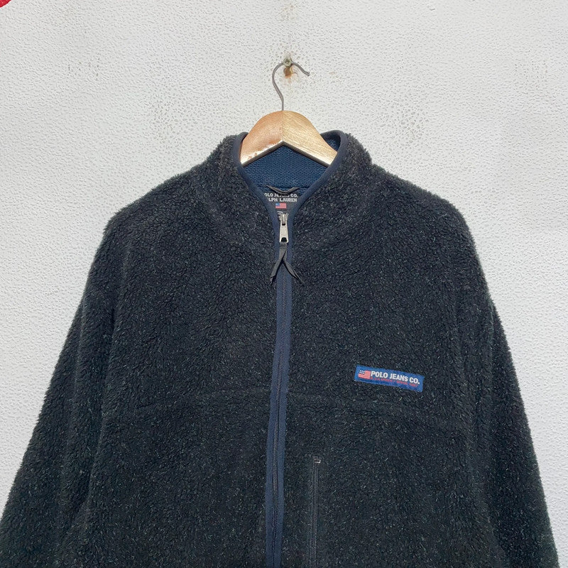 Black Polo Jeans Ralph Lauren Fleece Jumper - XL