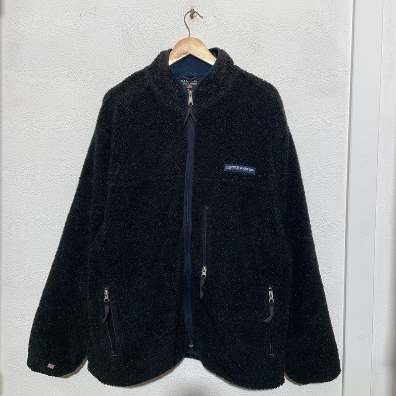 Black Polo Jeans Ralph Lauren Fleece Jumper - XL