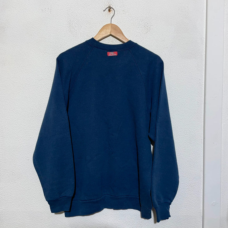 Vintage 90s Navy Arsenal Sweatshirt Bergkamp - Large