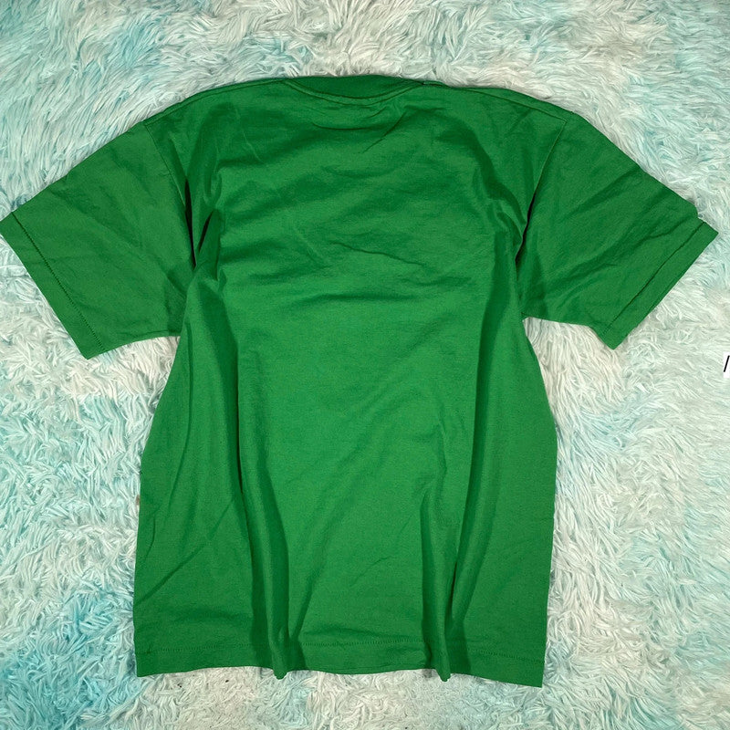Vintage 90s Green Black History Graphic T Shirt - Large