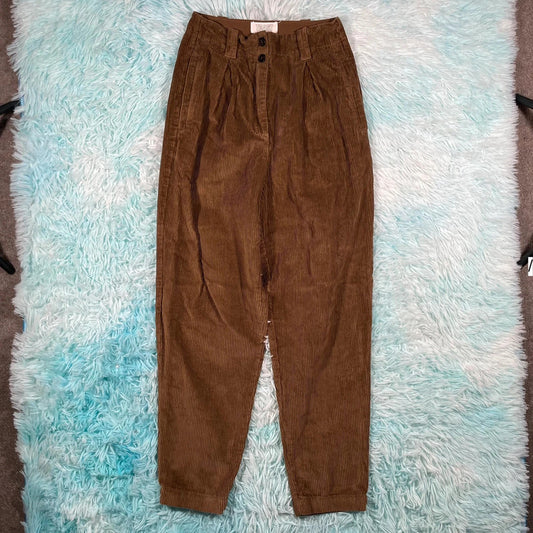 Brown Toast Corduroy Trousers - Size 6