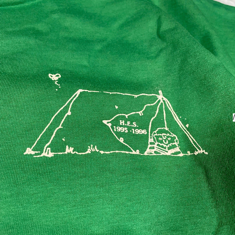 Vintage 90s Green Camo Graphic T Shirt - XL