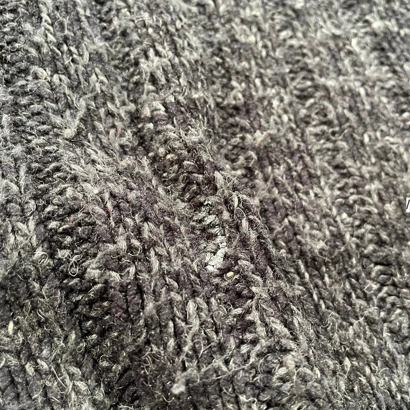 Vintage 90s Grey Chunky Knitted Jumper - Medium