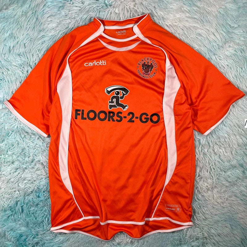 Vintage 2007-08 Blackpool Shirt Carlotti - Large