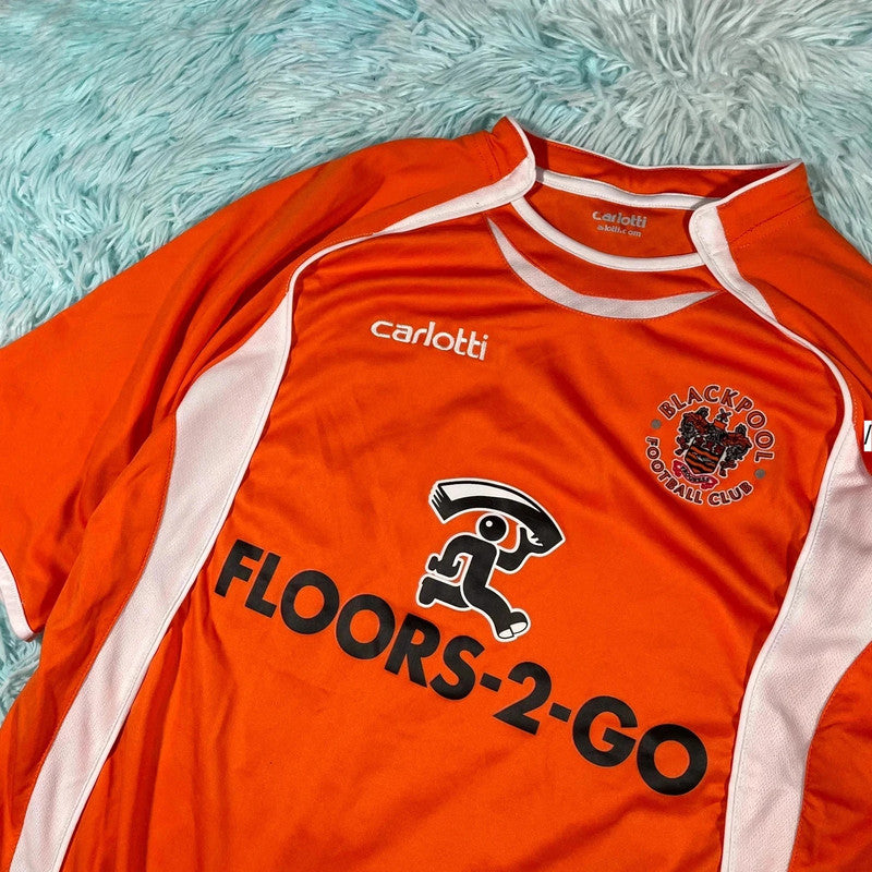 Vintage 2007-08 Blackpool Shirt Carlotti - Large