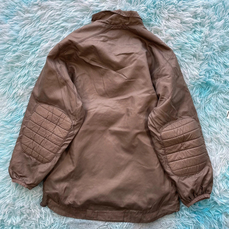 Vintage Khaki Reebok Windbreaker Jacket - Womens Small