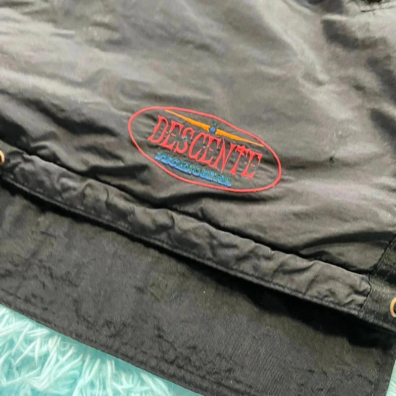 Vintage 90s Black Descente Fleeced Jacket - XL
