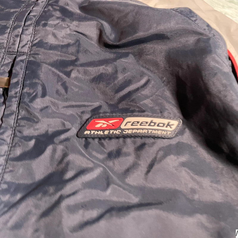 Vintage Y2K Navy Reebok 1/2 Zip Jacket - Medium