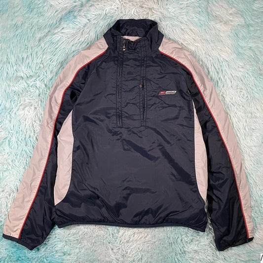 Vintage Y2K Navy Reebok 1/2 Zip Jacket - Medium