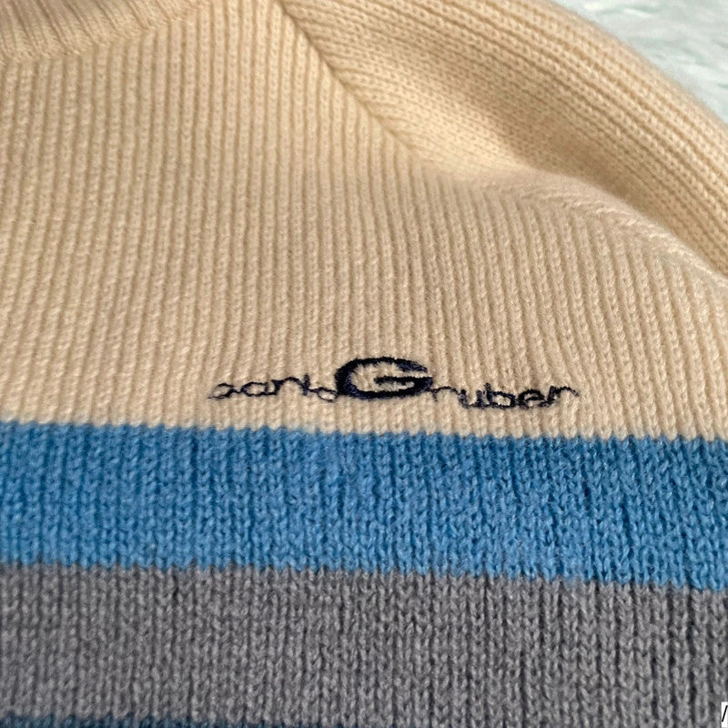 Vintage 70s Carlo Gruber Knitted Jumper - Small