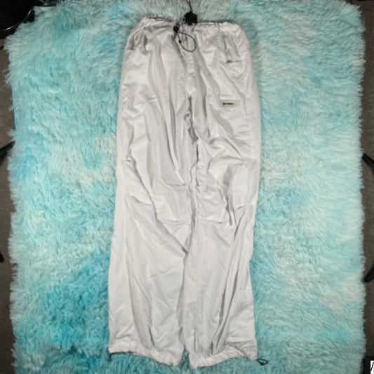 White iets frans Parachute Pants Bottoms Urban Outfitters - XS